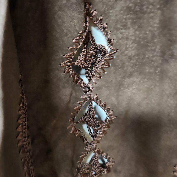 Vintage 1970's Suede jacket with embellished embroidery, by Cache sz L - Picture 3 of 10